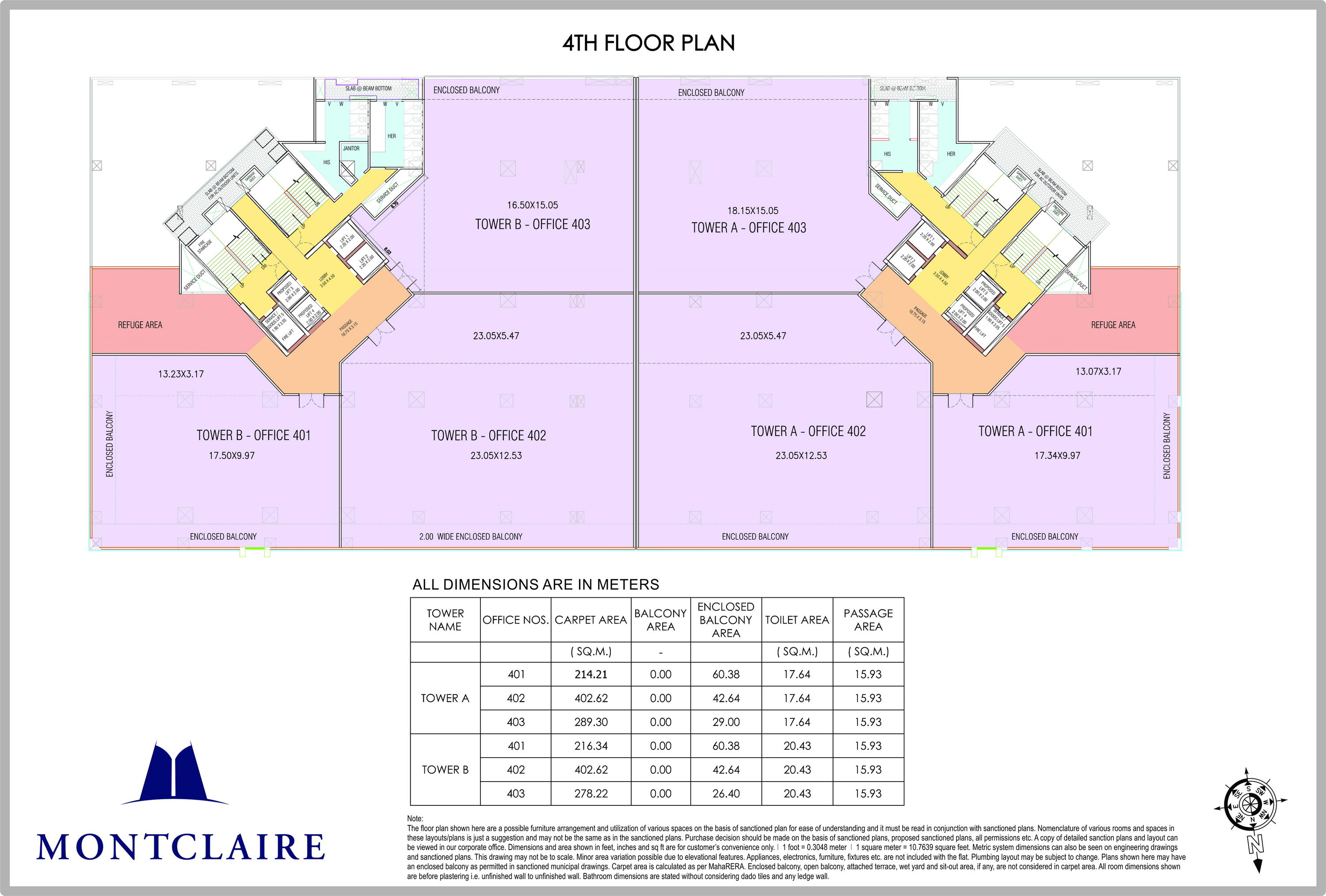 large office space baner montclaire plan | Montclaire