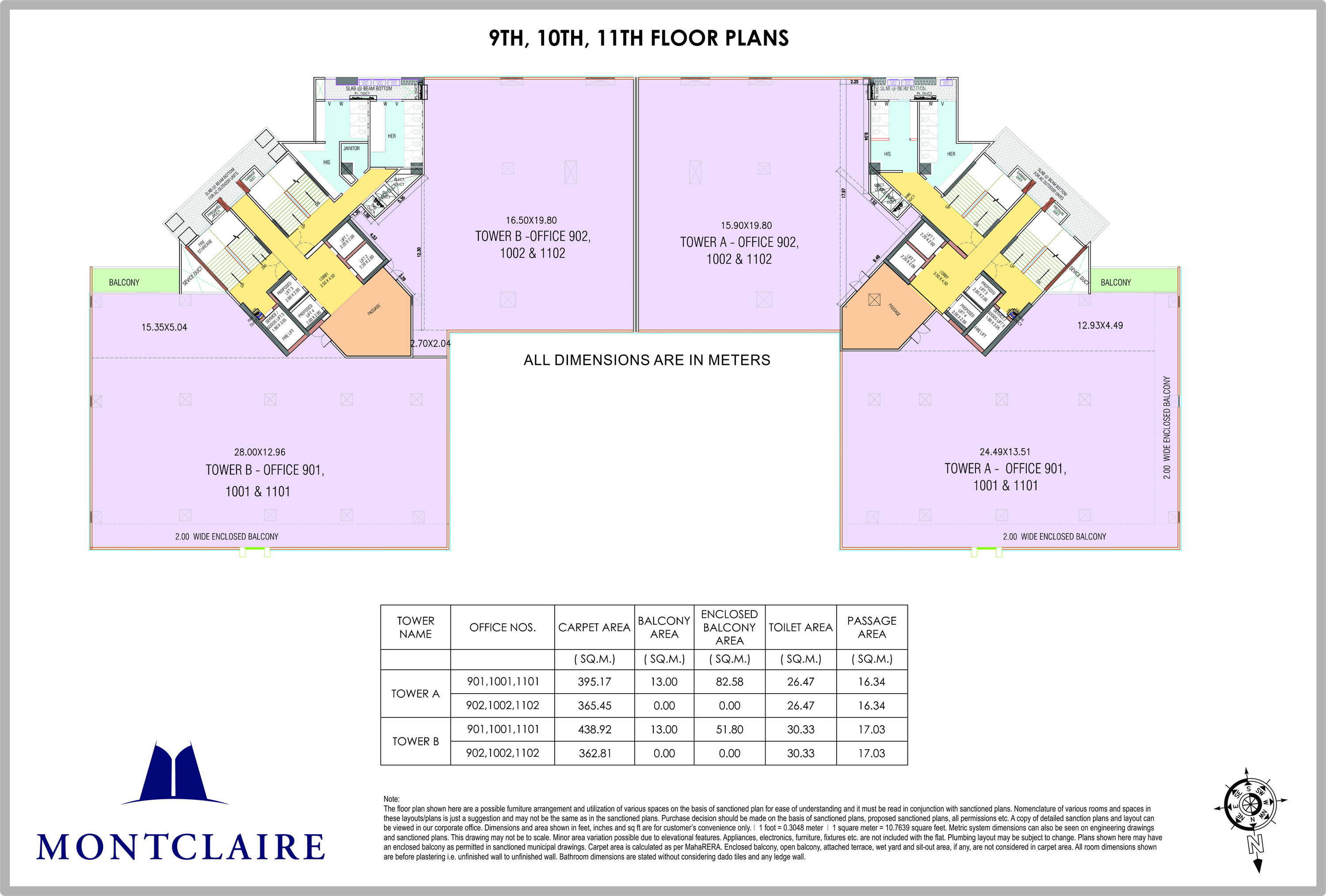 Office building balewadi montclaire plan | Montclaire